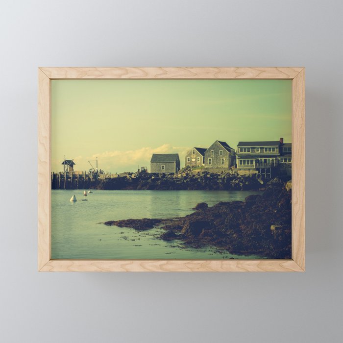First Light on the Coast Monhegan Island Maine photograph Mini Art Print Gallery Image 1