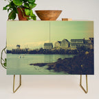 First Light on the Coast Monhegan Island Maine photograph Credenza Gallery Image 1