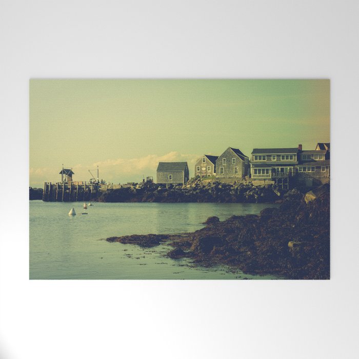 First Light on the Coast Monhegan Island Maine photograph Welcome Mat Gallery Image 1