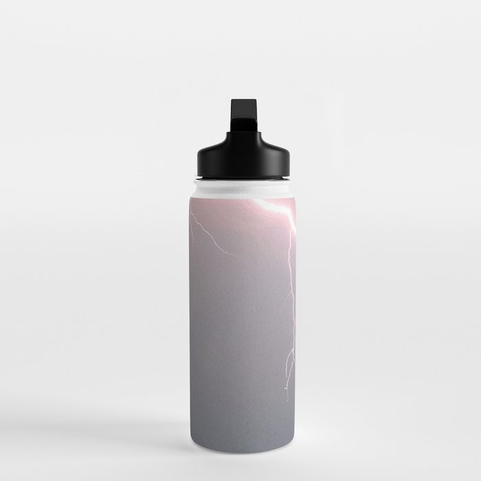 Bird on lightning bolt - Fantail Water Bottle Gallery Image 3