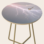 Bird on lightning bolt - Fantail Side Table Gallery Image 2