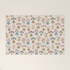 Winter Botanica - Tapestry In Cream Welcome Mat Gallery Image 1