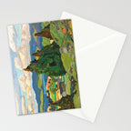 Canadian Landscape Franklin Carmichael Art Nouveau Post-Impressionism Stationery Card Gallery Image 2