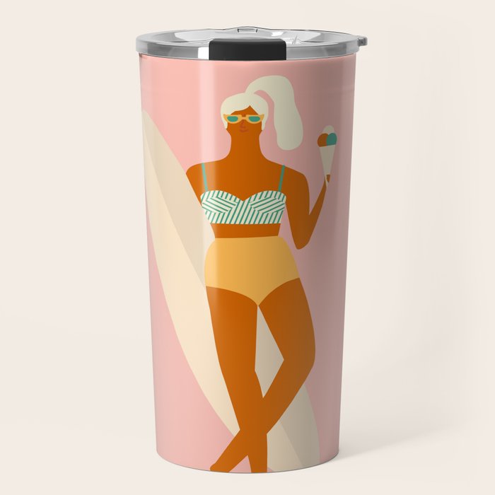 Vanilla Ice-cream Travel Mug Gallery Image 1
