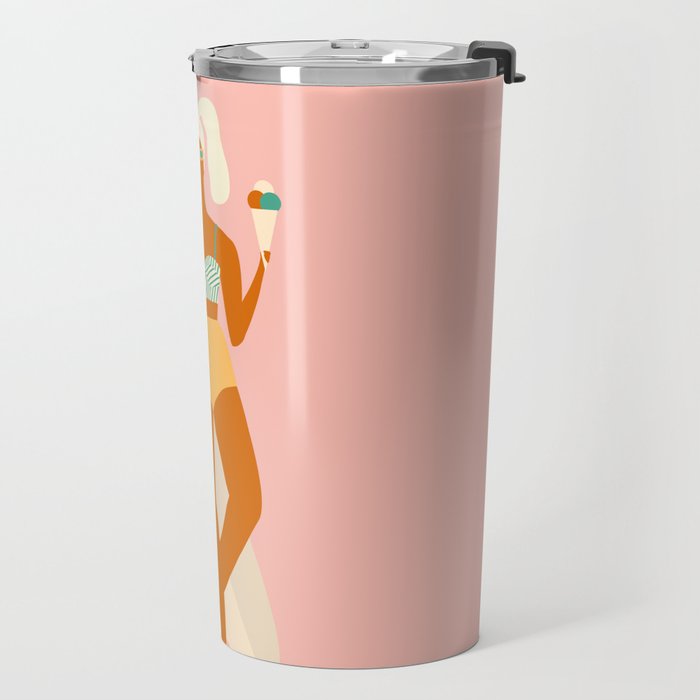 Vanilla Ice-cream Travel Mug Gallery Image 2