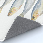 Sardine Fish Watercolor  Rug Gallery Image 4