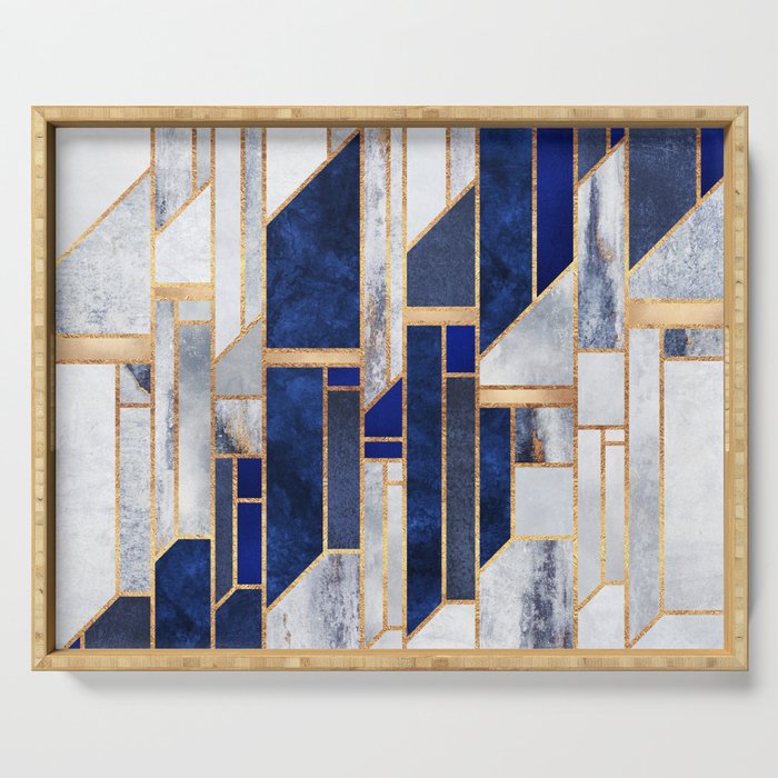 Blue Winter Sky Serving Tray Gallery Image 1
