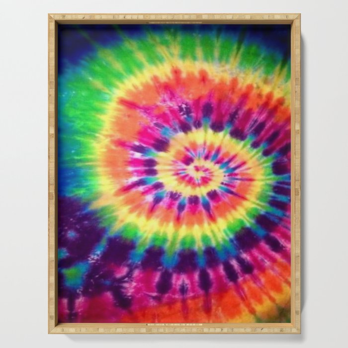 Tie dye Serving Tray Gallery Image 1