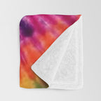 Tie dye Throw Blanket Gallery Image 3