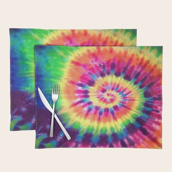 Tie dye Placemat Gallery Image 1