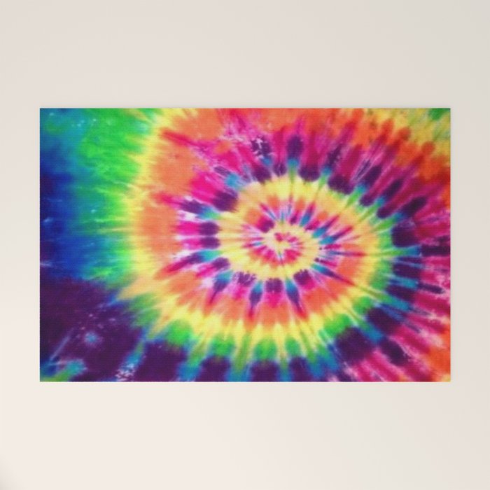 Tie dye Welcome Mat Gallery Image 1