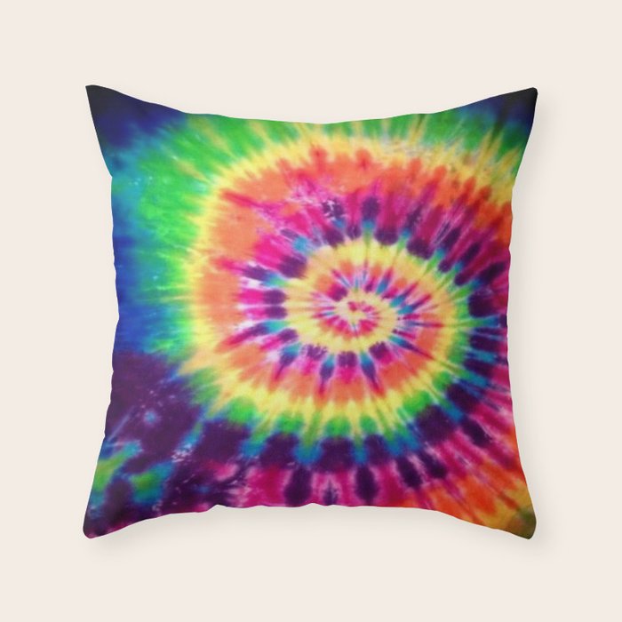 Tie dye Throw Pillow Gallery Image 6