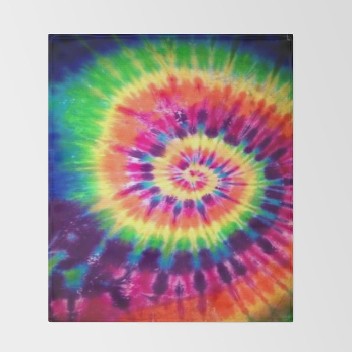 Tie dye Throw Blanket Gallery Image 2
