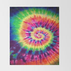 Tie dye Throw Blanket Gallery Image 2