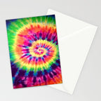 Tie dye Stationery Card Gallery Image 2