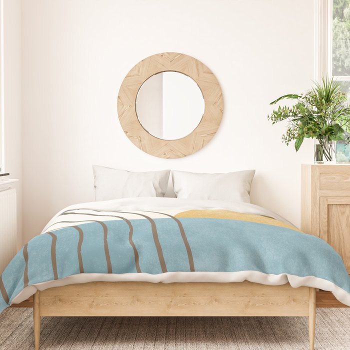 Sunny Ocean Horizon Duvet Cover Gallery Image 3