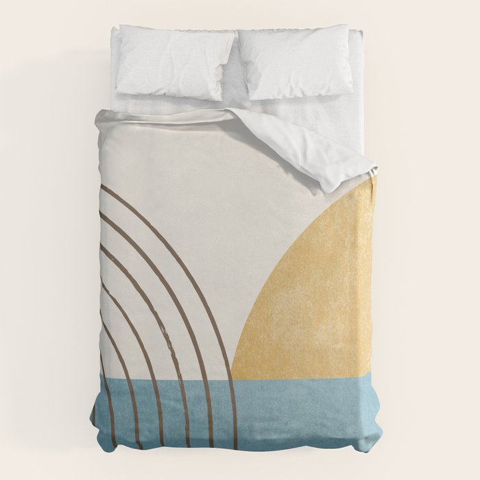 Sunny Ocean Horizon Duvet Cover Gallery Image 6