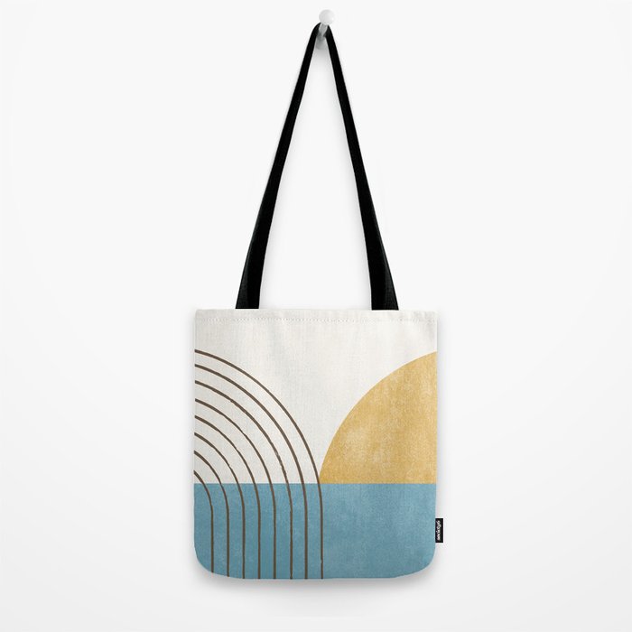 Sunny Ocean Horizon Tote Bag Gallery Image 2