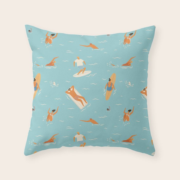 Blue Hawaii Throw Pillow Gallery Image 6