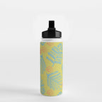 Winter & Woodsy Pine Trees in Yellow & Blue Water Bottle Gallery Image 2