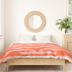 Zebra Wild Animal Print Orange and Pink Duvet Cover Gallery Image 3