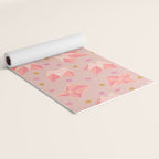 Origami Fortune Teller in Pastel Pink Yoga Mat Gallery Image 2