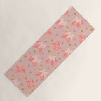 Origami Fortune Teller in Pastel Pink Yoga Mat Gallery Image 1