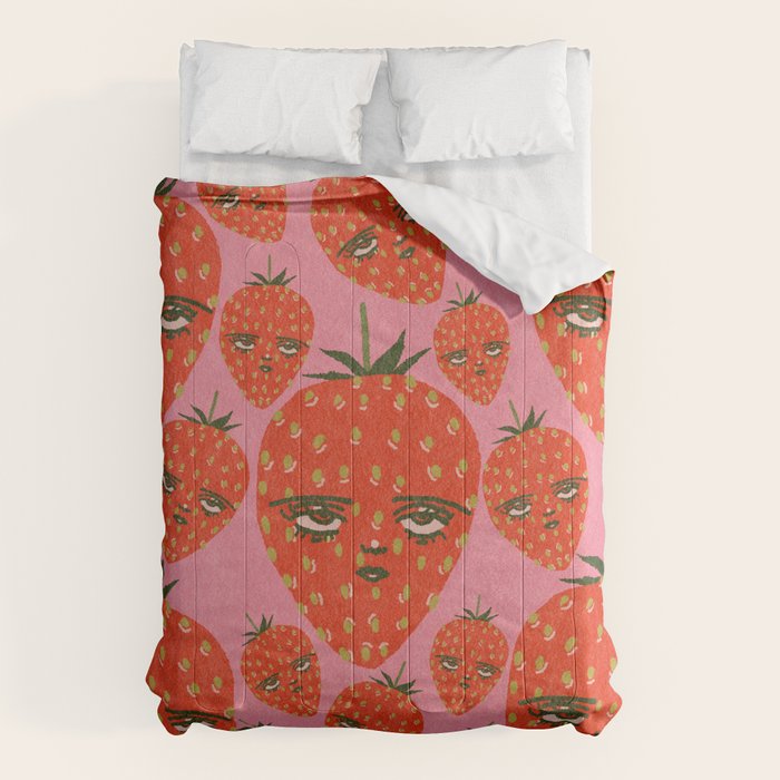 Unimpressed Strawberry Comforter Gallery Image 6