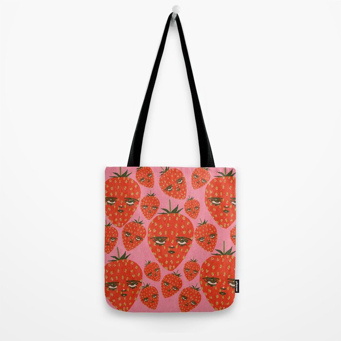 Unimpressed Strawberry Tote Bag Gallery Image 2