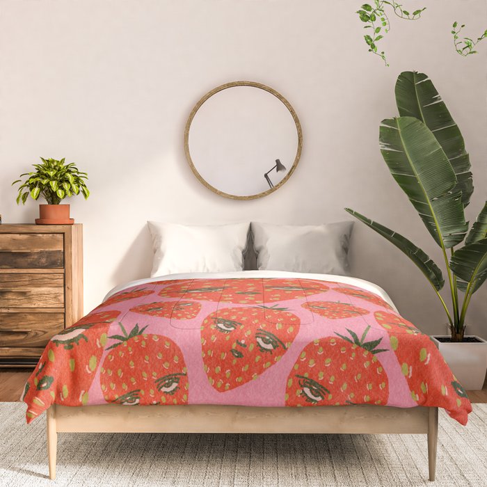 Unimpressed Strawberry Comforter Gallery Image 3