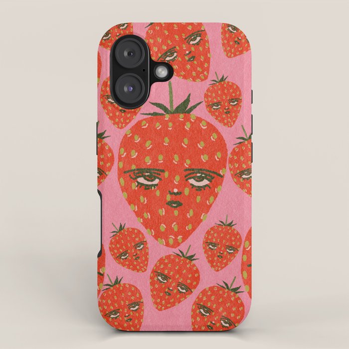 Unimpressed Strawberry iPhone Case Gallery Image 1
