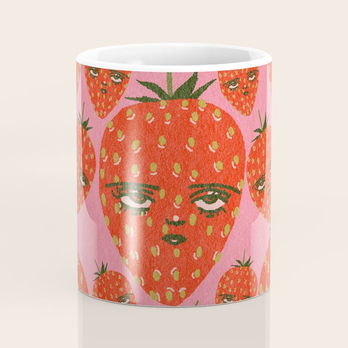 Unimpressed Strawberry Coffee Mug Gallery Image 4