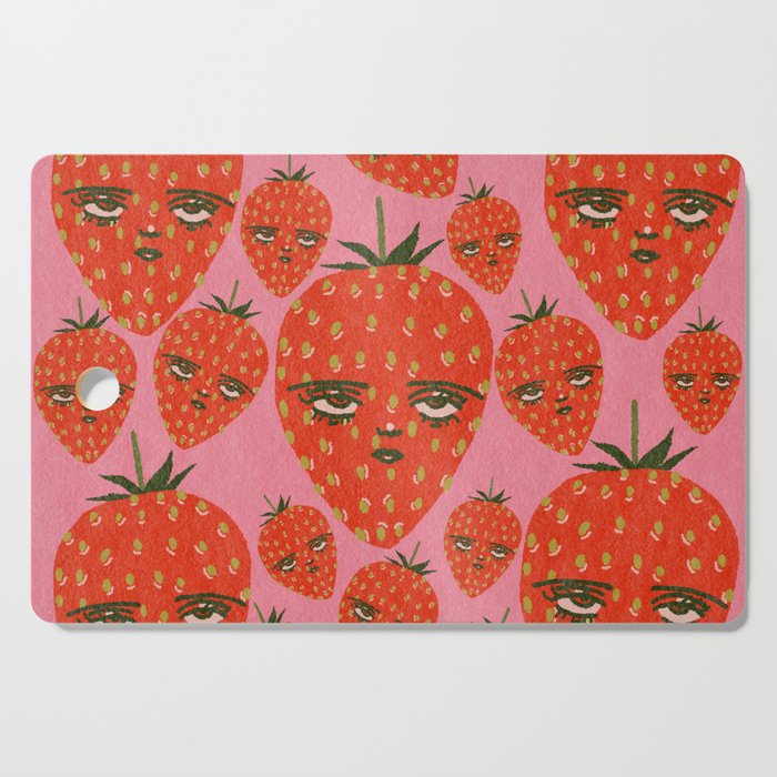 Unimpressed Strawberry Cutting Board Gallery Image 1