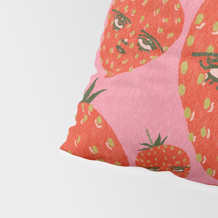 Unimpressed Strawberry Pillow Sham Gallery Image 4