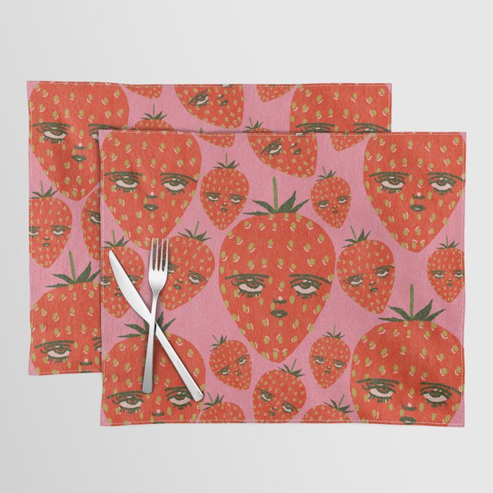 Unimpressed Strawberry Placemat Gallery Image 1