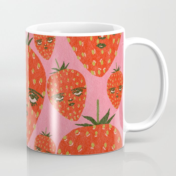Unimpressed Strawberry Coffee Mug Gallery Image 1