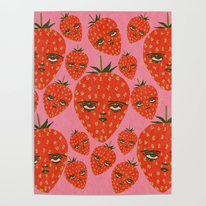 Unimpressed Strawberry Poster Gallery Image 1