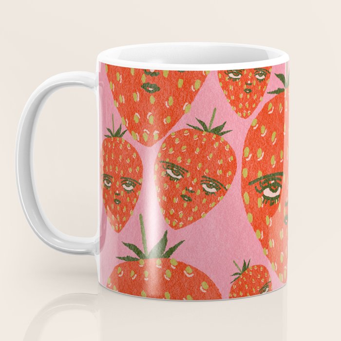 Unimpressed Strawberry Coffee Mug Gallery Image 3