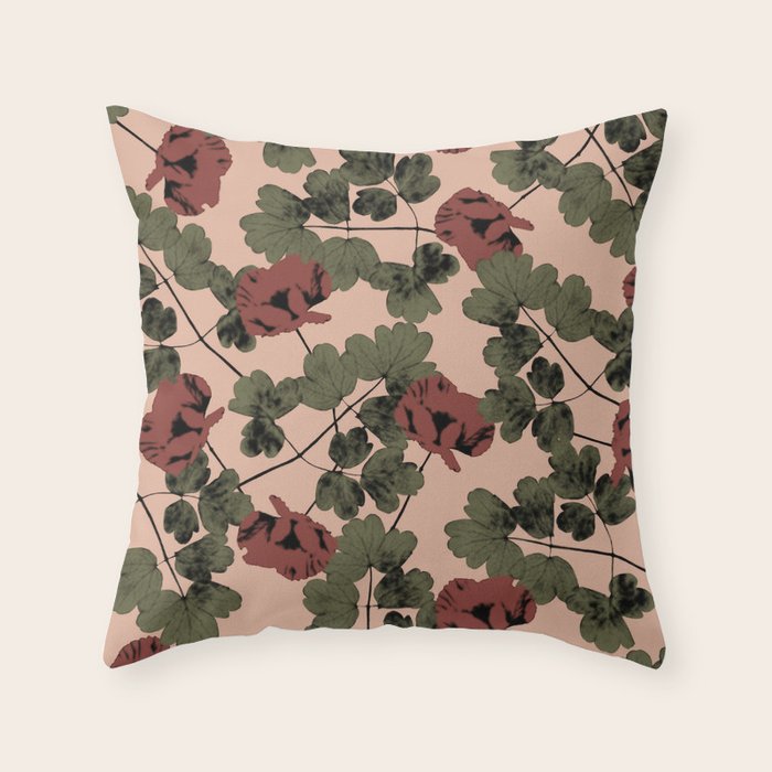 Poppies Throw Pillow Gallery Image 1