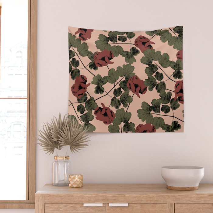 Poppies Wall Tapestry Gallery Image 2