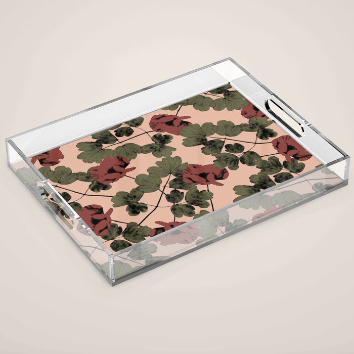 Poppies Acrylic Tray Gallery Image 1