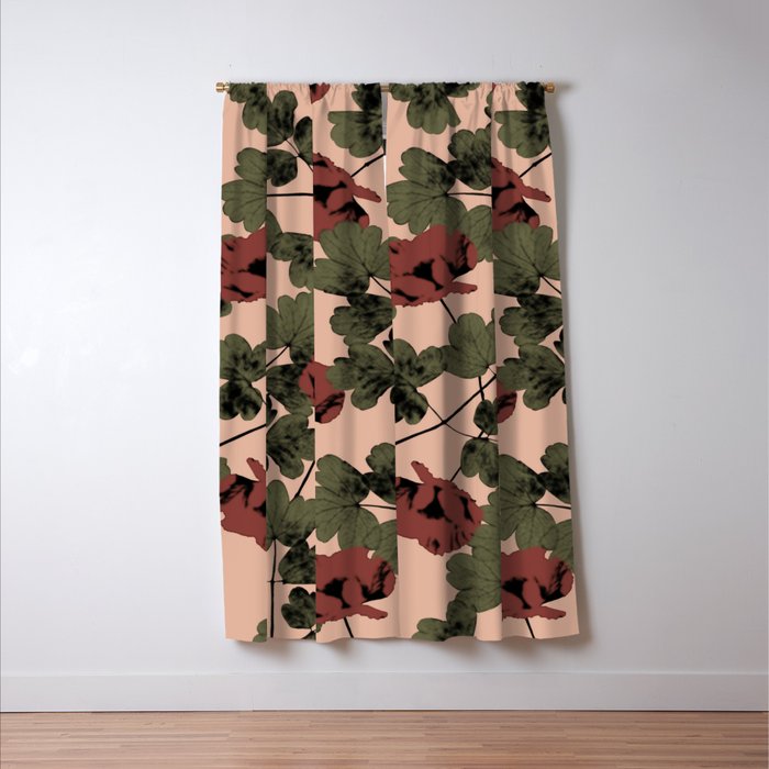 Poppies Window Curtain Gallery Image 3