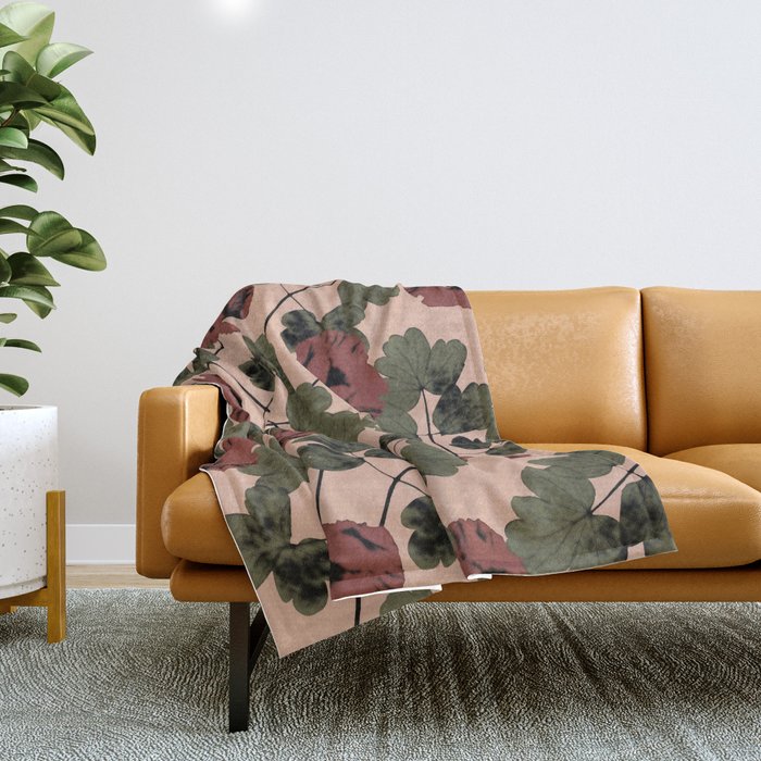 Poppies Throw Blanket Gallery Image 1
