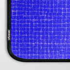 Electric Blue Grasscloth Laptop Sleeve Gallery Image 3