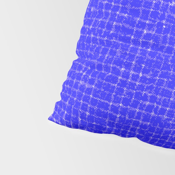 Electric Blue Grasscloth Pillow Sham Gallery Image 4