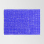Electric Blue Grasscloth Rug Gallery Image 2