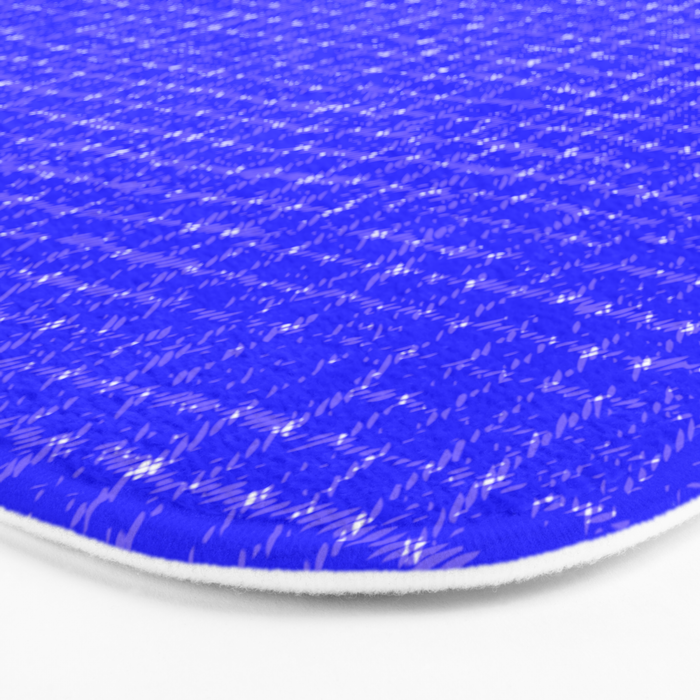 Electric Blue Grasscloth Bath Mat Gallery Image 3