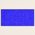 Electric Blue Grasscloth Desk Mat Gallery Image 3