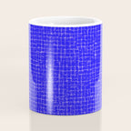 Electric Blue Grasscloth Coffee Mug Gallery Image 4