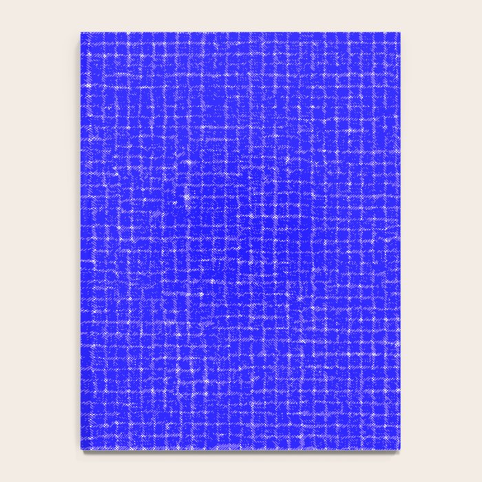 Electric Blue Grasscloth Notebook Gallery Image 4